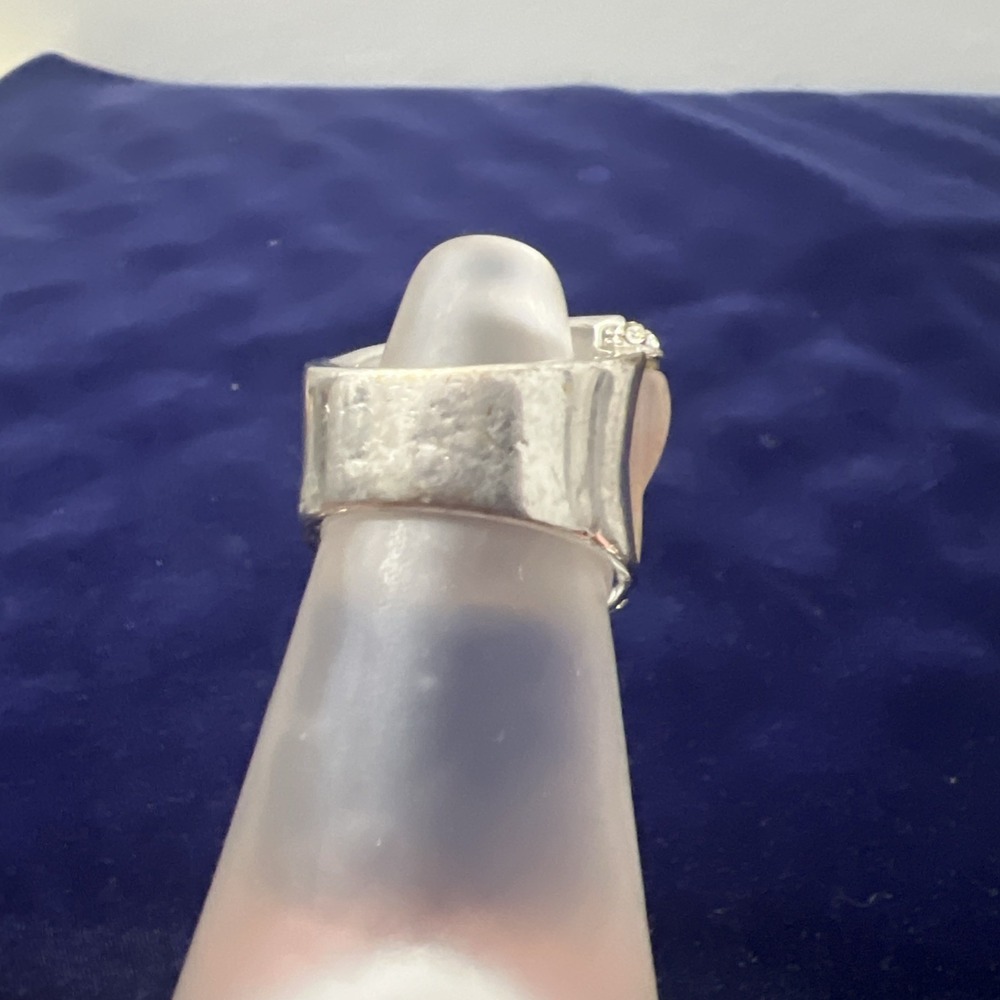 Camille Lucie Rings Pink Crystals Nickel free! Size 7 - Picture 4 of 11